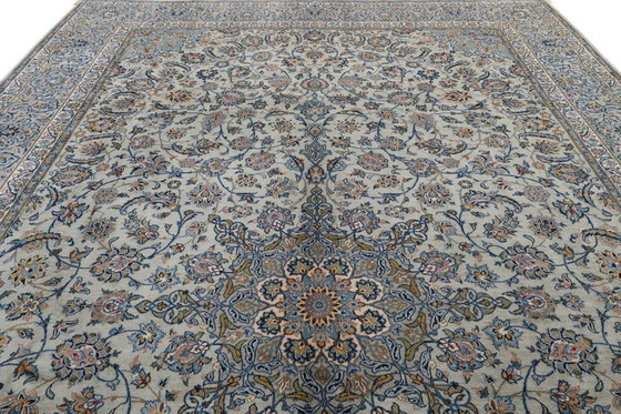 Image 1 of Persian carpet Kashan Signed 4.90 x 3.10 Oriental carpet fine No. 24610