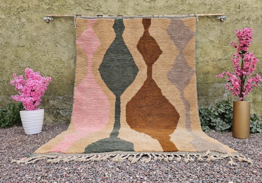 Alfombra tradicional marroquí de 200 cm x 300 cm.