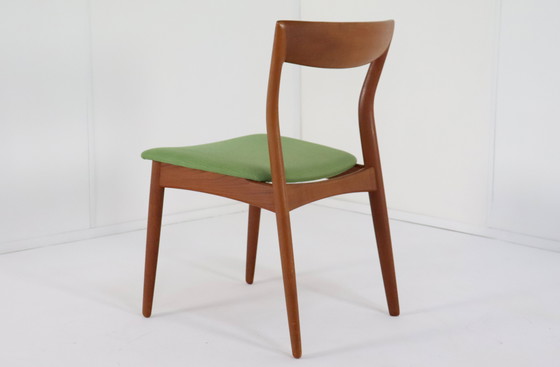 Image 1 of 4X R. Borregaard Voor Viborg Stoelen Eetkamerstoelen Vintage Deens