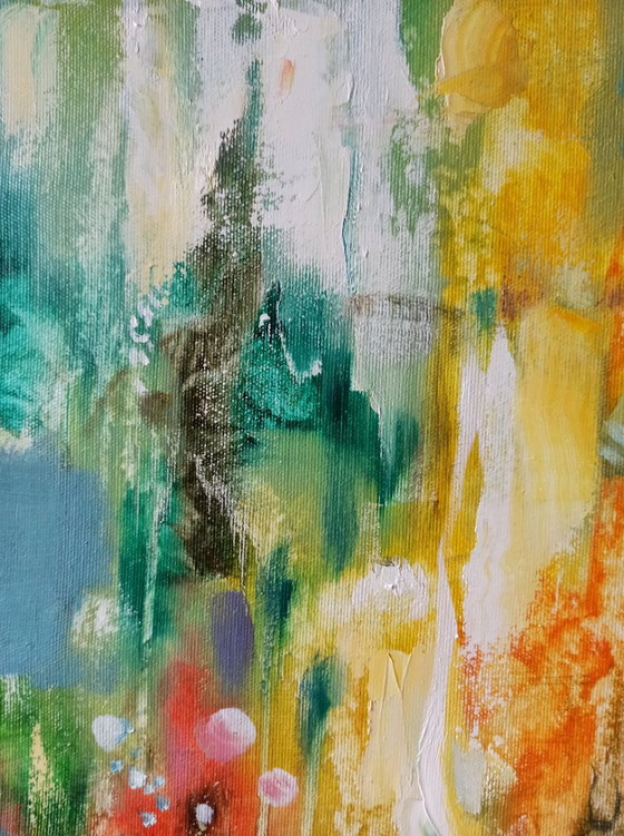 Original Oil Painting Abstract Underwater World Fishes – Paintings & Drawings, Canvas (photo 4 of 11)