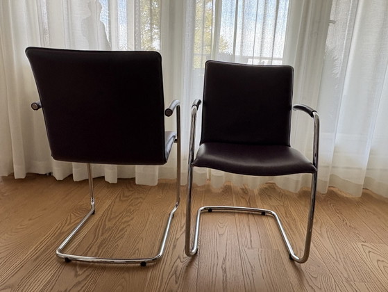 4 sillas de comedor Leolux Freyr – Leather (photo 3 of 5)