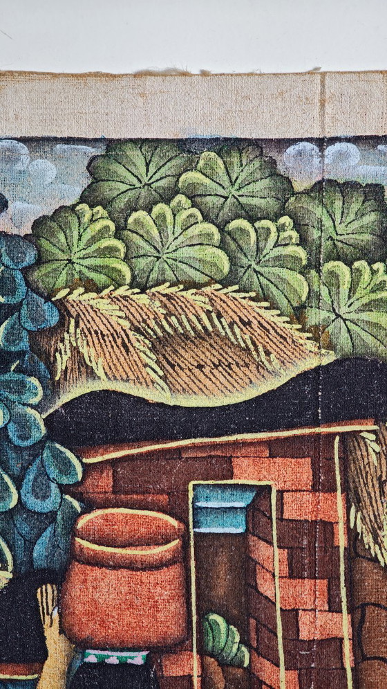Image 1 of Vintage Balinese Batik / Hand-Painted Cloth – Indonesia