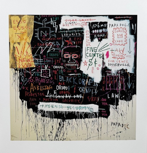 Jean-Michel Basquiat (1960-1988), <em>Sécurité du musée (Broadway Meltdown)</em>, 1983, © Succession de (photo 2 of 6)