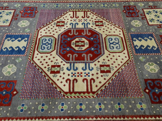 Image 1 of Kazak - 300 x 205 cm - Handgeknoopt vloerkleed