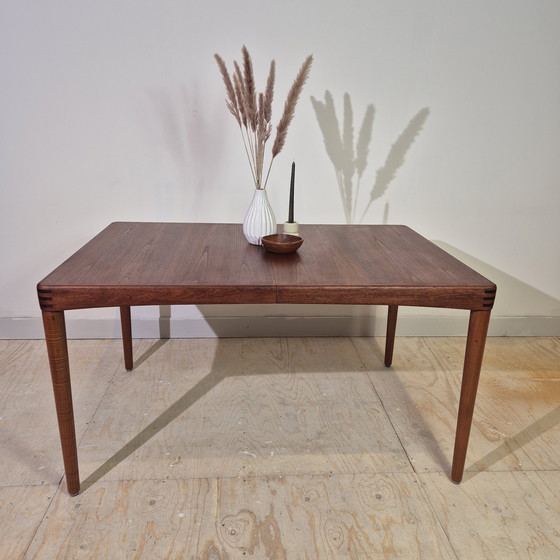Image 1 of H.W. Klein, Bramin restaurierte dänische Ausziehtisch
