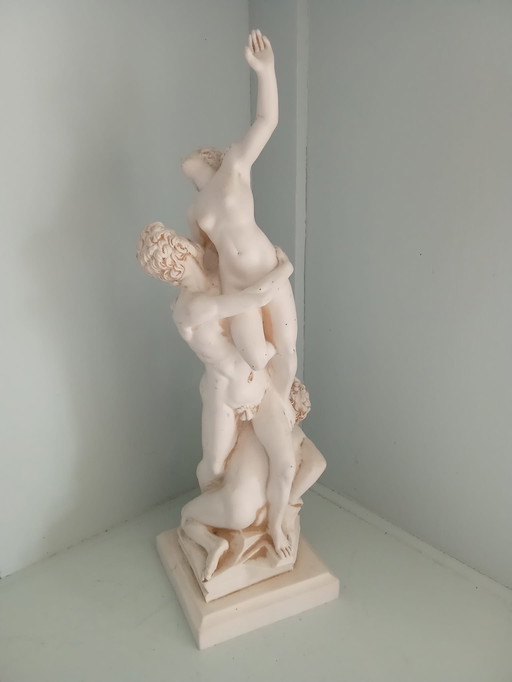 Ratto di Sabine - maiden robbery - soapstone sculpture