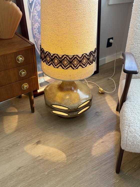 Image 1 of Lampada da terra vintage della Germania occidentale con paralume