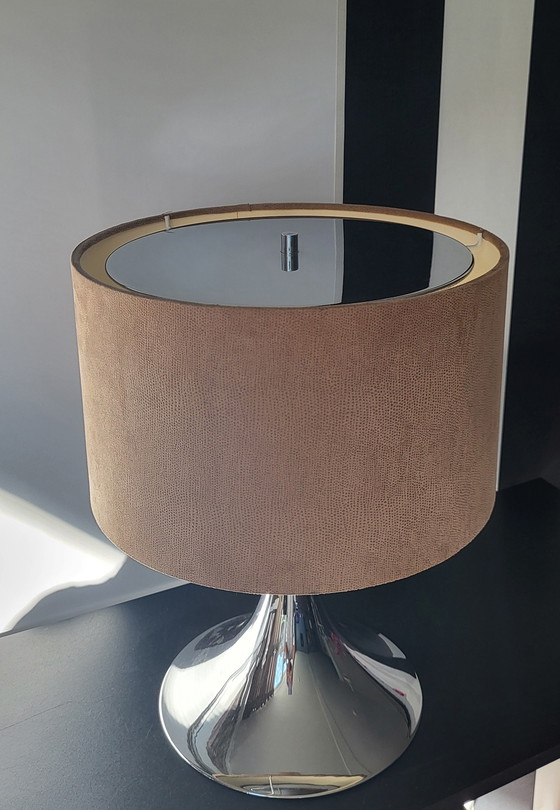 Image 1 of Lampe de table vintage au design danois avec base en tulipe