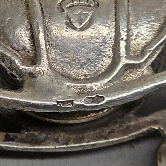 Image 1 of Niederländische Miniatur-Goldene Kutsche aus Silber, 2. Hälfte des 20. Jahrhunderts