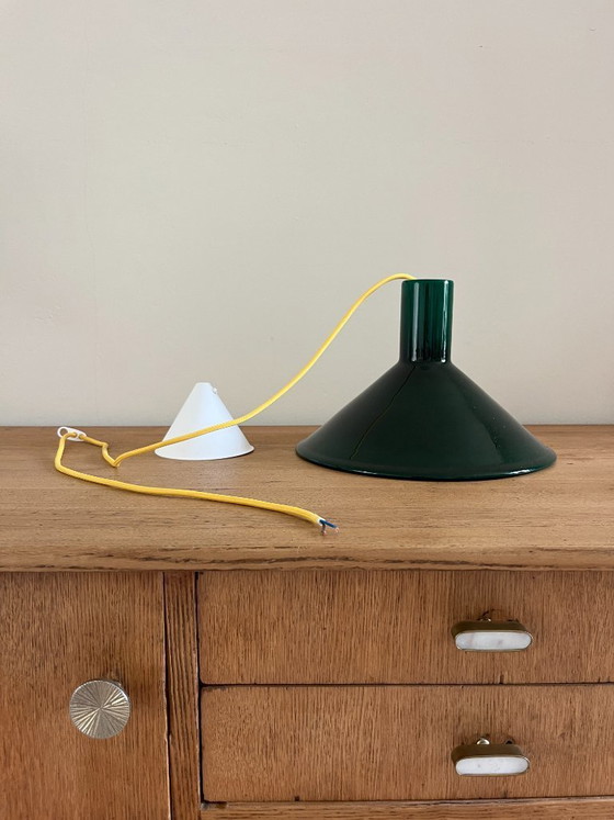 Image 1 of Vintage Holmegaard P&T Pendel (handgemaakt) - Michael Bang - Deense designlamp