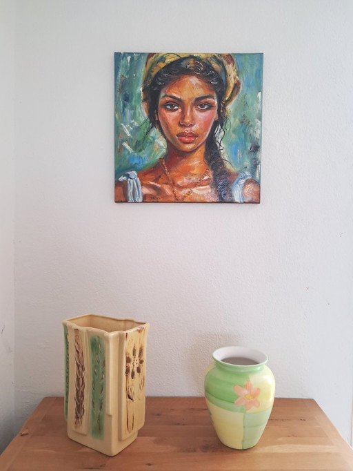 Schilderij - Laurent CHIMENTO - Delia, dochter van de zee