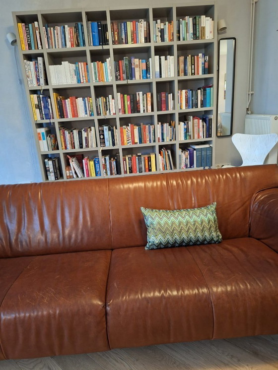 Image 1 of Labelbank Santiago Gerard van den Berg 3-Sitzer aus cognacfarbenem Leder