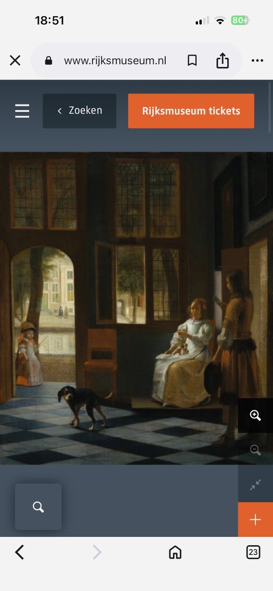 Vintage Dutch Amsterdam Baroque Smoky Painting – Paintings & Drawings, Canvas, Wood (photo 10 of 10)