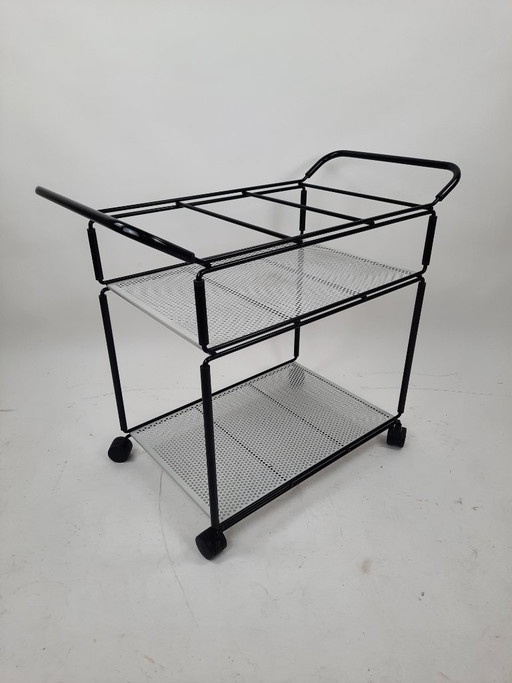 Carrello Tunsta di Niels Gammelgaard per Ikea, anni '80