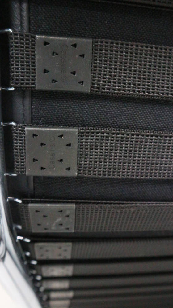 Image 1 of Black leather LC4 chaise longue by Le Corbusier for Cassina, 1980s