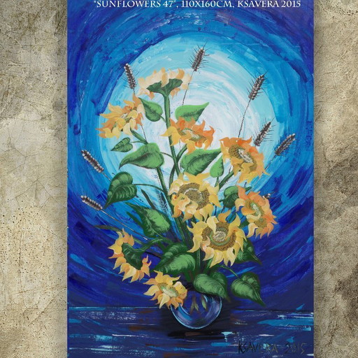 Sonnenblumen-Gemälde B047