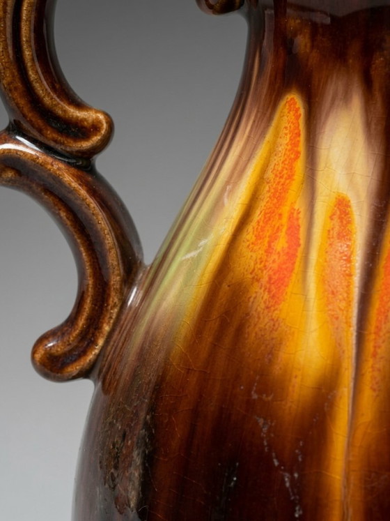 Dümler & Breiden – Two-Handled Glazed Ceramic Vase – Model 1110/19 (photo 8 of 9)