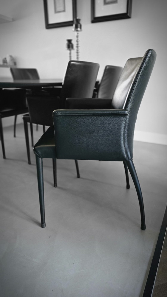 6 sedie da pranzo Jori Mikono + tavolo da pranzo Feniks – Leather (photo 6 of 6)