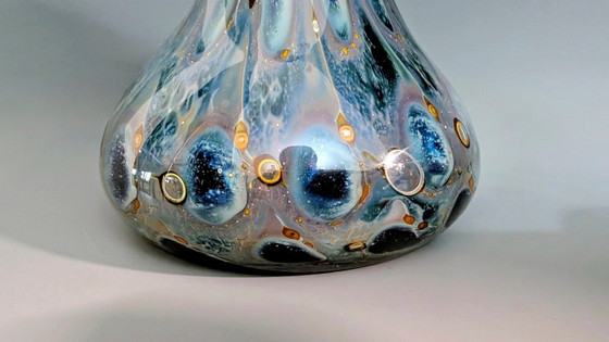 Vaso in vetro Eisch – vetro artistico – firmato – circa 1,16 kg, 25 cm – Arte in vetro, Glass (photo 3 of 10)