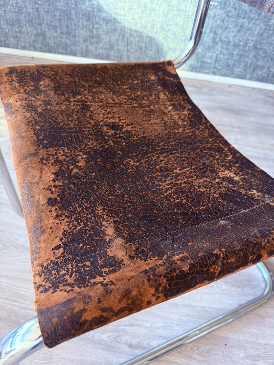 Image 1 of Vintage Thonet S33 van Mart Stam, met een bijzondere patina, circa jaren 60.