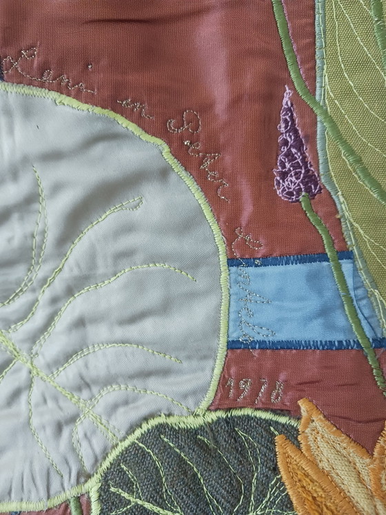 Vintage Patchwork Wall Hanging – Wall decoration, Textile, Velvet (photo 13 of 15)