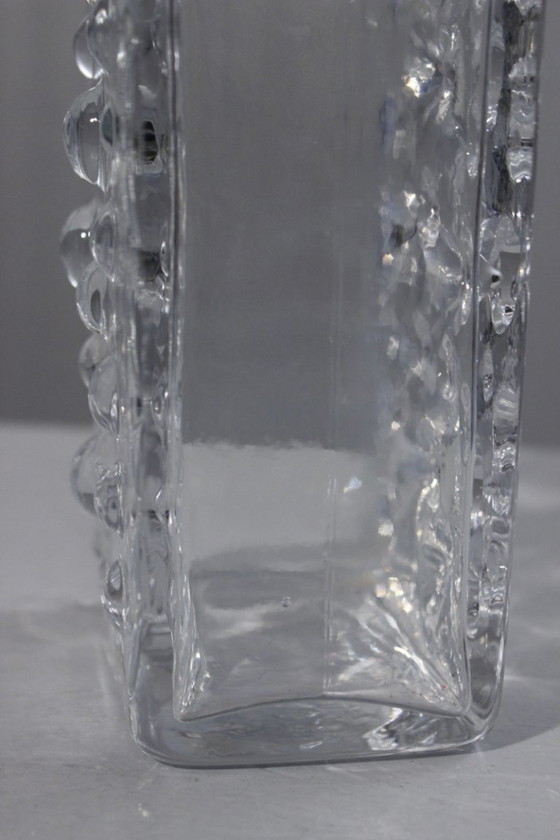 Image 1 of Vase verre Bubble design Erich Jachmann pour WMF Allemagne 1970s