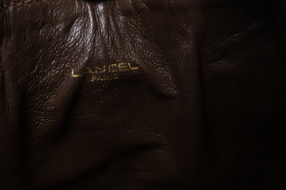 Lancel, Brown Glazed Crocodile Leather Shoulder Bag – Bucket bags, Exotic (photo 8 of 8)