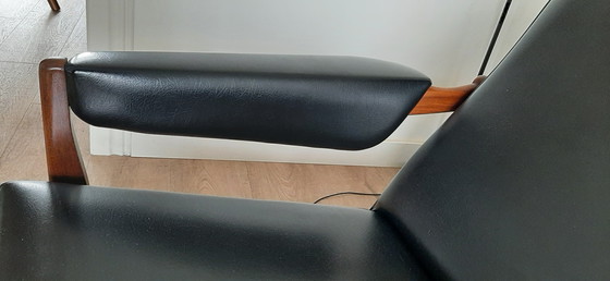 Image 1 of Fauteuil Vintage Teck/Skai