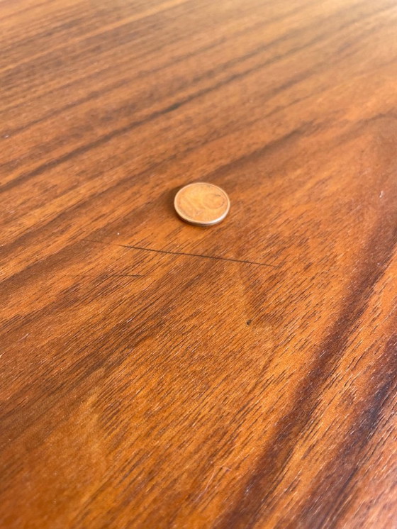 Image 1 of Vintage ladekast van notenhout uit het midden van de eeuw, jaren 50