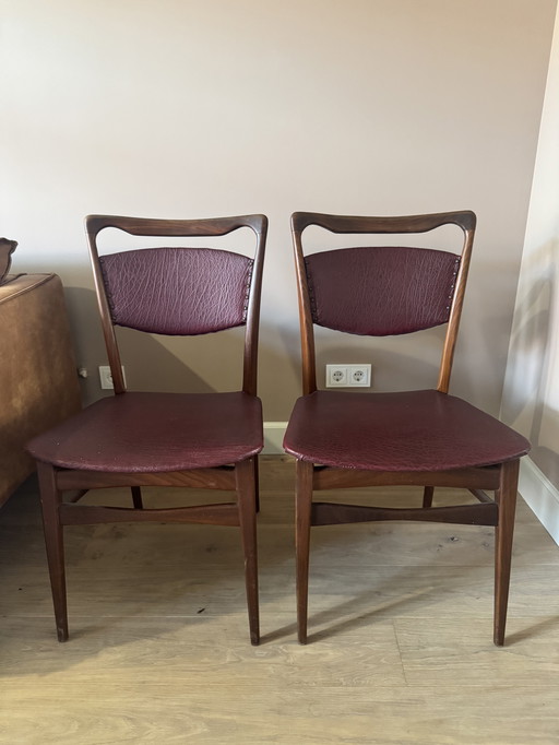 Set Louis van Teeffelen Stockholm chaises Wébé