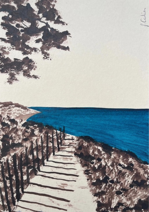 Artist's sketch 21x15cm