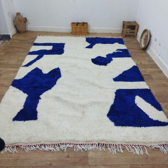 Handgemaakt Berber Beni Ouaraine tapijt van natuurlijke wol, afmeting 200/350 cm – Aime Té (photo 5 of 8)
