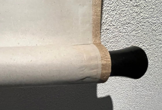 Image 1 of Pintura en pergamino chino: caligrafía de un poema sobre la lucha de los tres estados en la dinastía Han (200 d. C.)