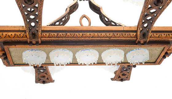 Image 1 of Lampadario Art Déco Liner Ezan