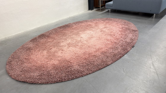 Image 1 of Tapis de signalisation Tapis ovale rose 250x380
