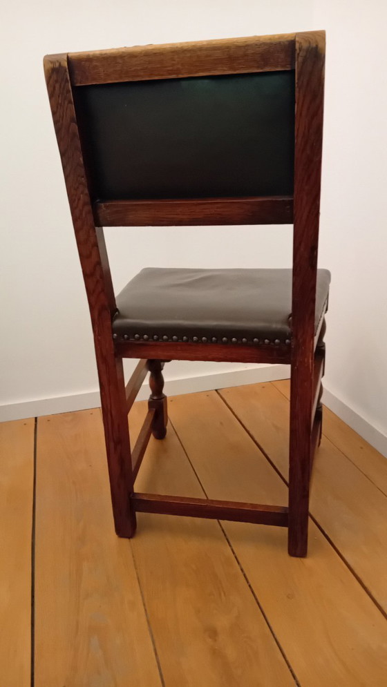 Image 1 of 4 sillas de comedor, H. Pander & Zonen