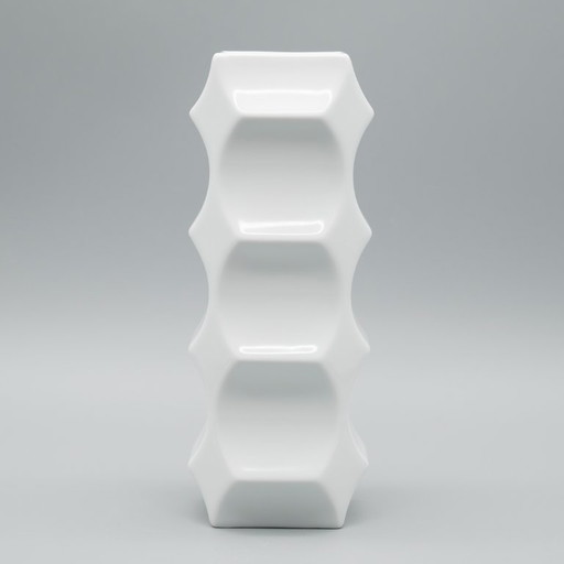 Seltene, glänzende Porzellanvase „Archais“ von Heinrich Fuchs für Lorenz Hutschenreuther