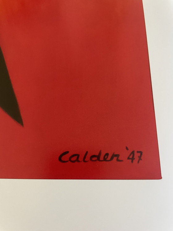 Image 1 of Alexander Calder (1898-1976), Pablo Picasso (1881-1973), Zeven zwart, rood en blauw, 1947, Copyright 2021 Calder Foundation