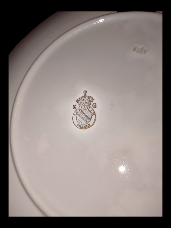 Image 1 of Piatto Harlem Porcellana Lunéville