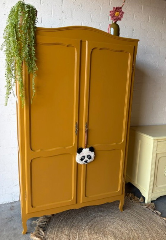 Vintage Antique Girls' Closet, Wardrobe Restyled – Wood (photo 3 of 19)