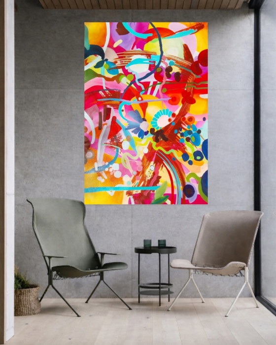 "Bloom" 142x100cm – joart, Dipinti e disegni, Canvas (photo 13 of 15)
