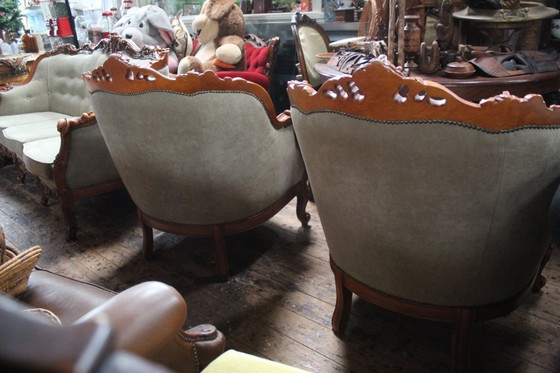 Image 1 of baroque lodewijk sofa set