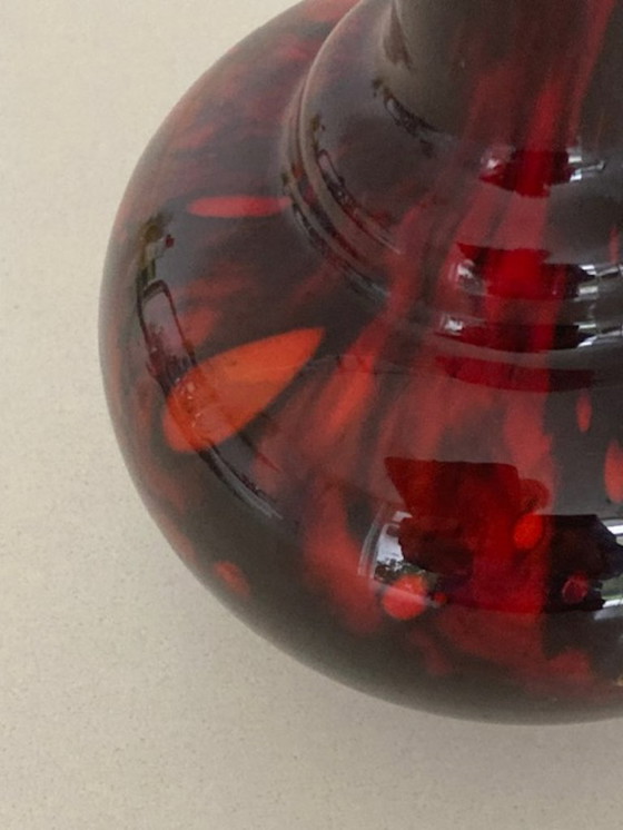 Image 1 of VB Opaline Florence vase designed by Carlo Moretti