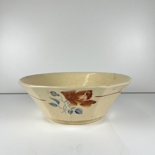 Ciotola da insalata Sarreguemines con motivo floreale, prima metà del XX secolo. – servies, Ceramic (photo 2 of 9)