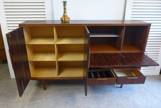 Image 1 of Beautiful vintage mid-century Fristho highboard wall cabinet