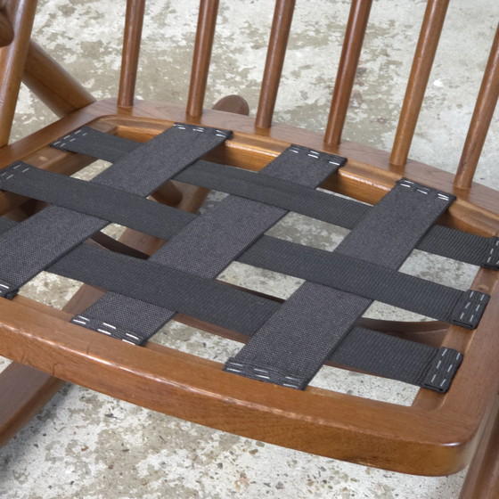 Image 1 of Frank Reenskaug, Bramin Møbler schommelstoel Deens teak 60's