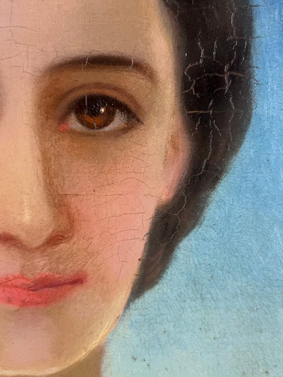 Image 1 of 19th-Century Romantic Portrait – Henry Scheffer (1800-1862)