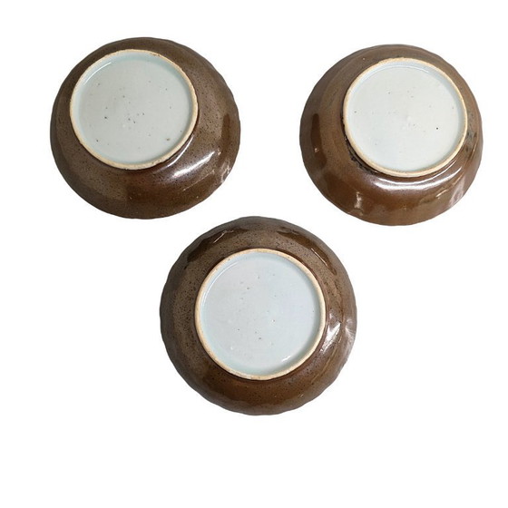 Image 1 of Chinese Imari porcelain cappuccino saucers, 18th century