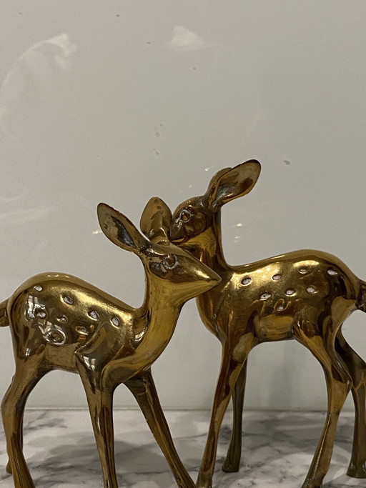 Vintage Koperen Bambi’S