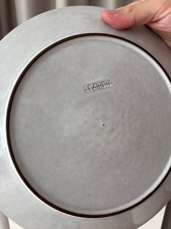 Set di 4 piatti fondi vintage in gres Ceramano Germania | Metà secolo – Stoviglie, Ceramic (photo 2 of 10)